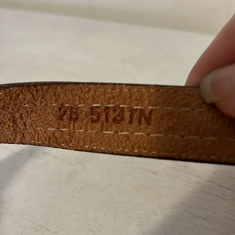 Vintage Justin Western beaded ladies belt size 28
